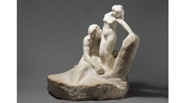 Rodin'in Pygmalion ve Galetea heykeli