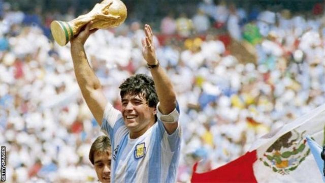 Diego Maradona was inspirational as captain when Argentina won the World Cup in 1986