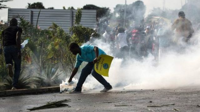 Libreville a enregistré plusieurs manifestations après la publication des résultats de la présidentielle du 27 août 2016