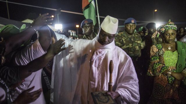 Shugaba Jammeh na Gambia