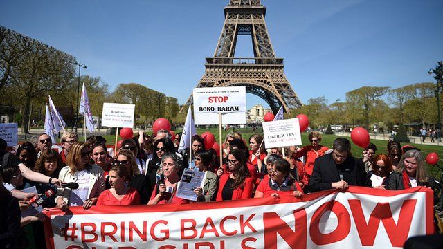 Manifestação em Paris