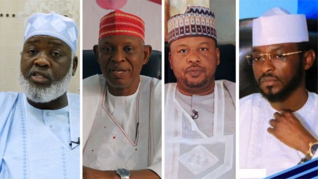 Wasu ƴan takarar gwamnan jihar Kano