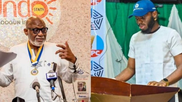 Akeredolu Appoints Son Kò Sí Nkan Tó Burú Nínú Bí Akeredolu ṣe Yan ọmọ Rẹ̀ Sí Ipò Agbẹnusọ 5724