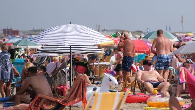 нидерланды, пляж, восьмое августа