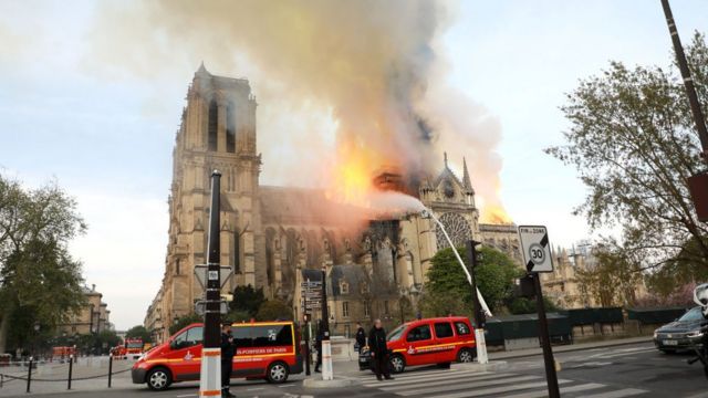 tobacco clockwise Calculation La cathédrale Notre-Dame de Paris en flammes - BBC News Afrique