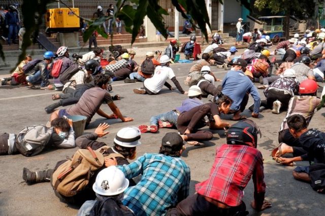 Myanmar Coup More Protesters Shot Dead c News Thailand