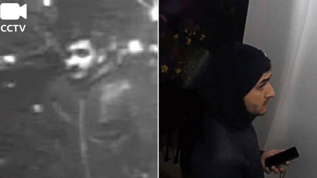 Las imágenes capturadas por las cámaras de seguridad de la casa mostraron a un hombre de apariencia similar al que se ve en los documentos de Jovanovic.