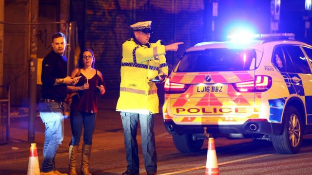 Полиция в Манчестере