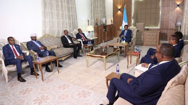 Madaxda Puntland iyo Jubbaland ayaa ku sugan Muqdisho