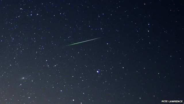 How to catch a shooting star this week - BBC Weather