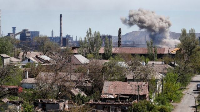 انفجار در نزدیکی کارخانه آزوفستال - ۸ مه