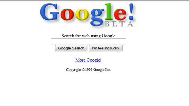 Google en 1999