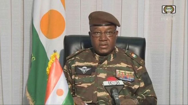 El general Abdourahmane Tchiani lidera el golpe de Estado en Níger.