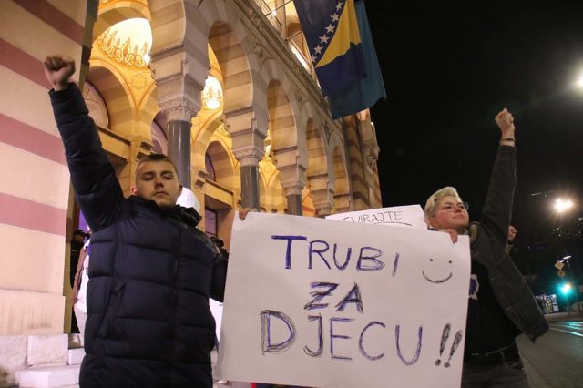 protest isred Vlade BiH