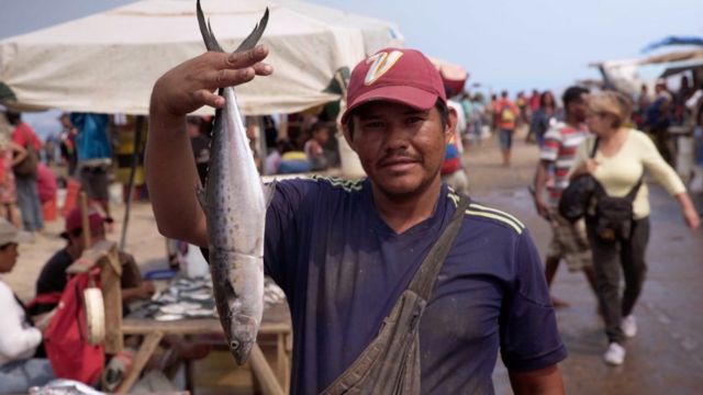 Venezuelalı balıkçı