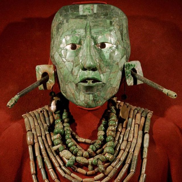 Máscara de jade de Pakal, o Grande