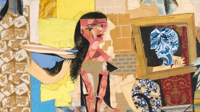 Reprodução de quadro de Picasso