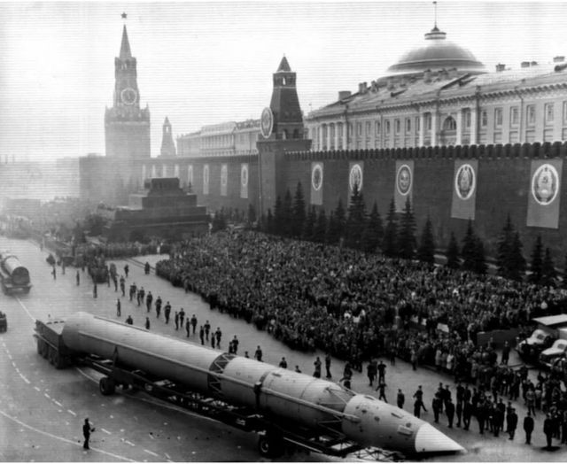 The famous parade of Red Square