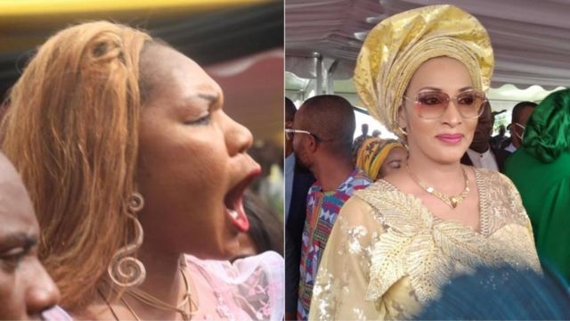 Obiano wife: Ebele, Bianca Ojukwu 'faceoff' in Anambra, how video see  Soludo inauguration - BBC News Pidgin