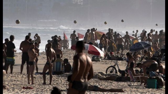 Praia no Rio em 3 de setembro