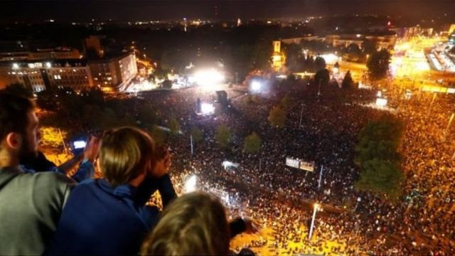 Концерт стал ответом на массовые акции протеста ультраправых