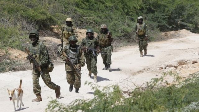 AU troops in Somalia