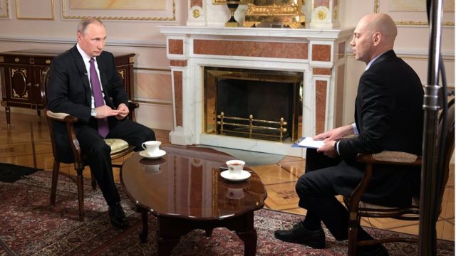 Vladimir Putin Mir 24 televizyonu programında