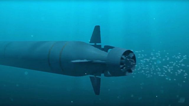 Veículo submarino Poseidon com armas nucleares da Rússia