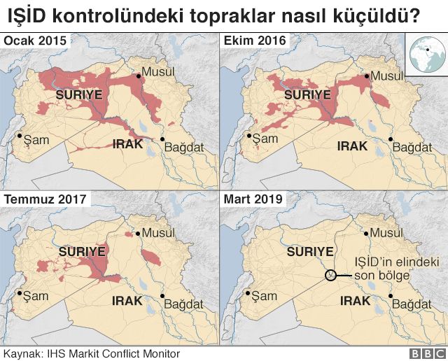 IŞİD kontrolündeki topraklar