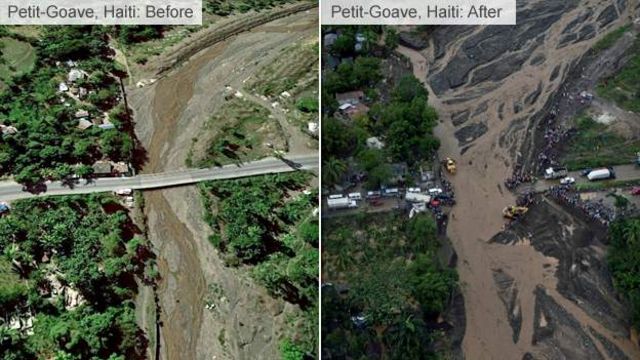 Haïti, avant et après la tempête