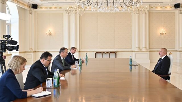 vropa İttifaqının (Aİ) Cənubi Qafqaz üzrə xüsusi nümayəndəsi Azərbaycan Prezidenti İlham Əliyev
