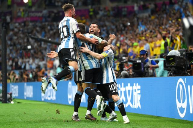 Argentina celebra.