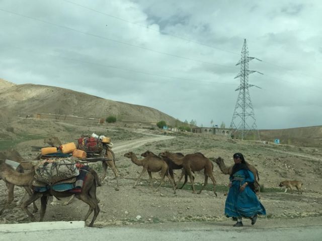 Imagen tomada por Bilal Sarwary en la carretera de Paktia-Gardia.