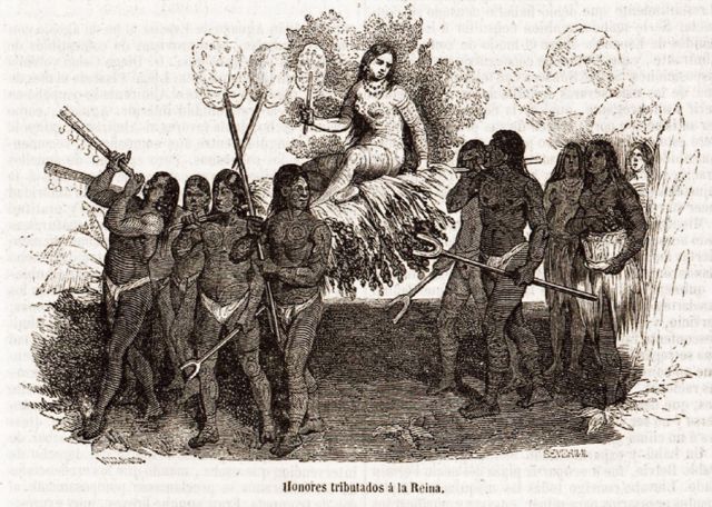 Ilustração de 'Vida e viagens de Cristóvão Colombo', de Washington Irving