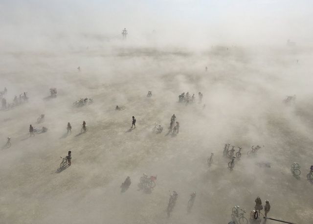 A desert storm