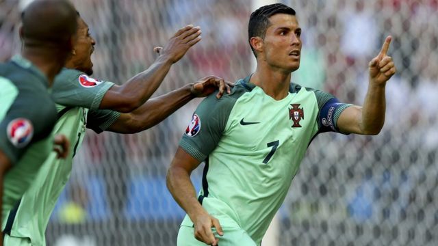 Formación Metáfora Manga Ronaldo respondió con dos golazos para clasificar agónicamente a Portugal a  octavos de final de la Eurocopa 2016 - BBC News Mundo