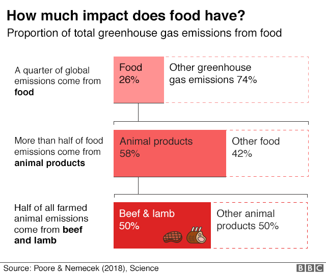 Chart: A quarter of global greenhouse gas emissions come from food