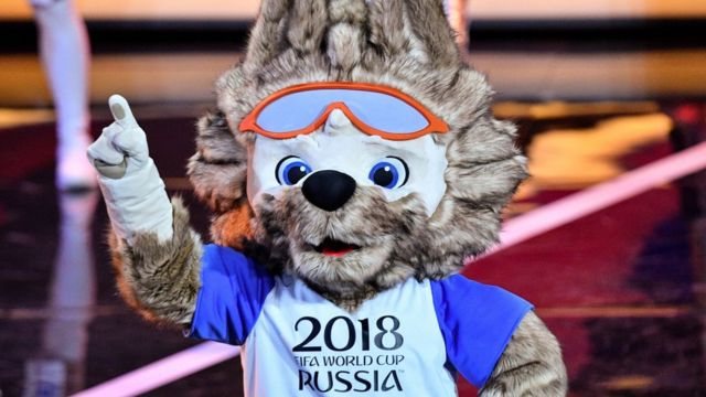 The World Cup 2018 mascot