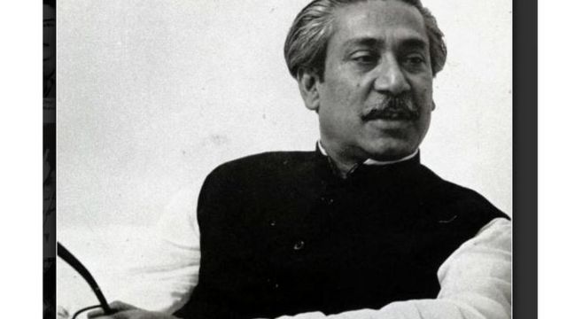 বাংলাদেশের প্রতিষ্ঠাতা রাষ্ট্রপতি শেখ মুজিবুর রহমান