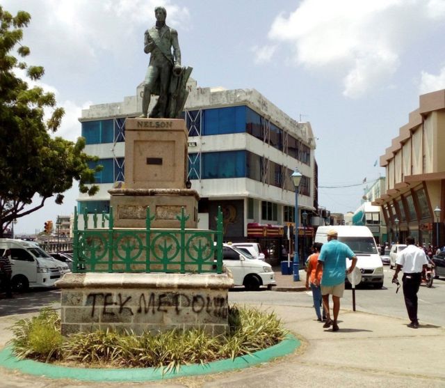 تمثال نيلسون في باربادوس