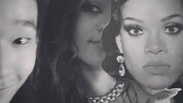 Tse, sosyal medya hesabından Rihanna ile çekilmiş fotoğrafını paylaşmıştı
