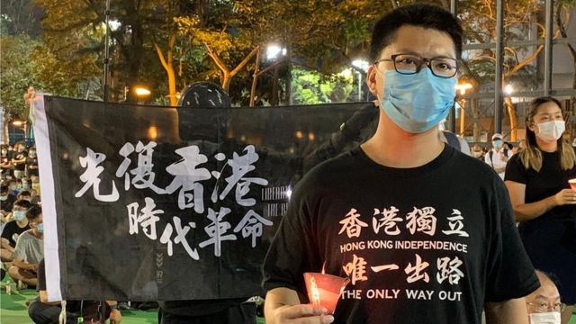 六四31周年 疫情和 国安法 阴霾下 周年纪念与 反送中 示威汇流香港各区 c News 中文