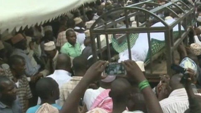 Cleric's funeral in Kampala