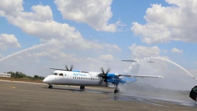 Ndege hiyo aina ya Bombadier Q400 NextGen