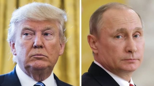 Imagen compuesta de Donald Trump y Vladimir Putin