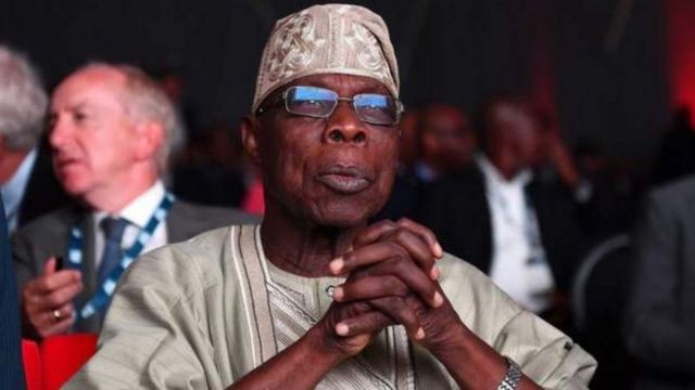 Nigeria foremr president Olusegun Obasanjo