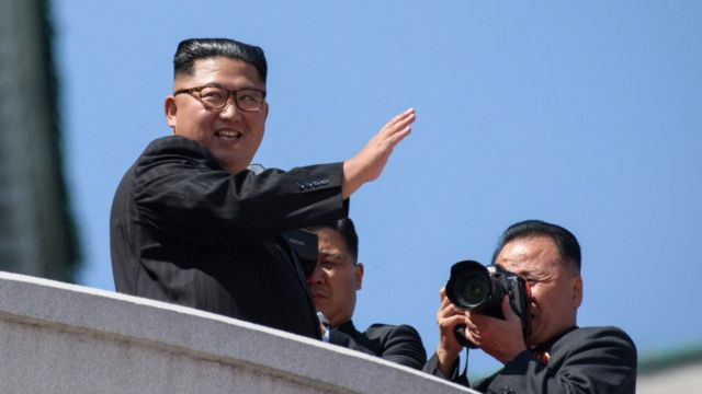 Mr Kim at the parade