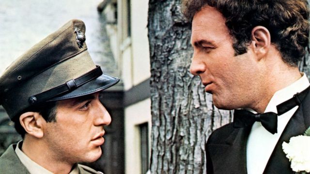 Caan (right) starred alongside Al Pacino in The Godfather