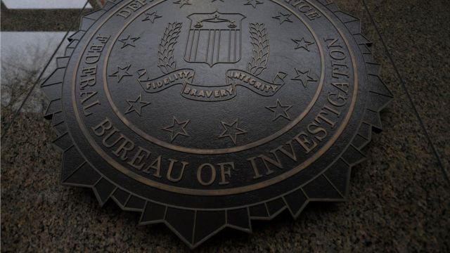 The FBI seal and motto