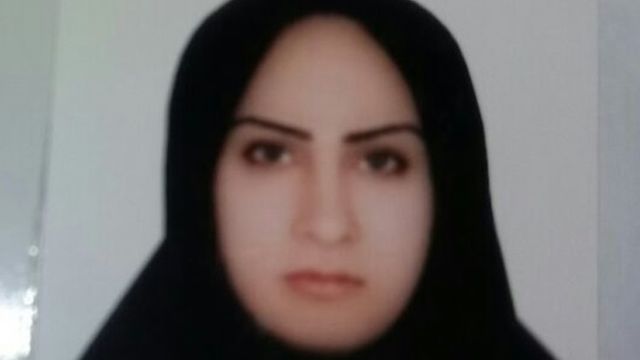 This picture shows Zeinab Sekaanvand, who was convicted of killing her abusive husband aged 17